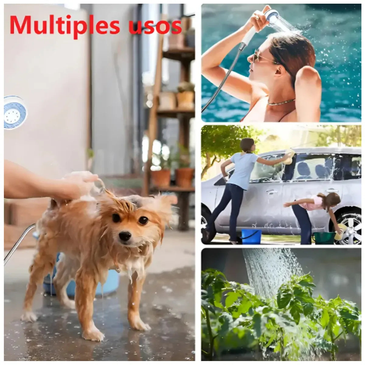 🚿DUCHA PORTATIL- MULTIFUNCIONAL 🛀